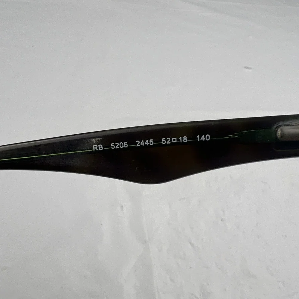 Ray Ban Eyeglasses, Frames Only, RB 5206 2445, 52-18-145, Brown, Tortoise